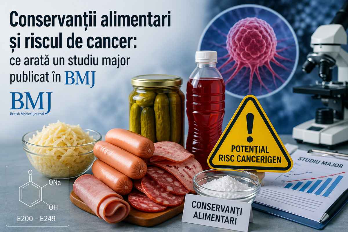 Conservanții alimentari și riscul de cancer: ce arată un studiu major publicat în BMJ
