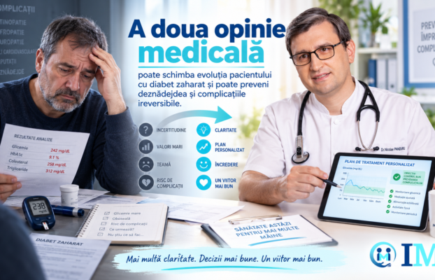 A doua opinie medicala schimba modelul de evoluție al pacientului cu diabet zaharat