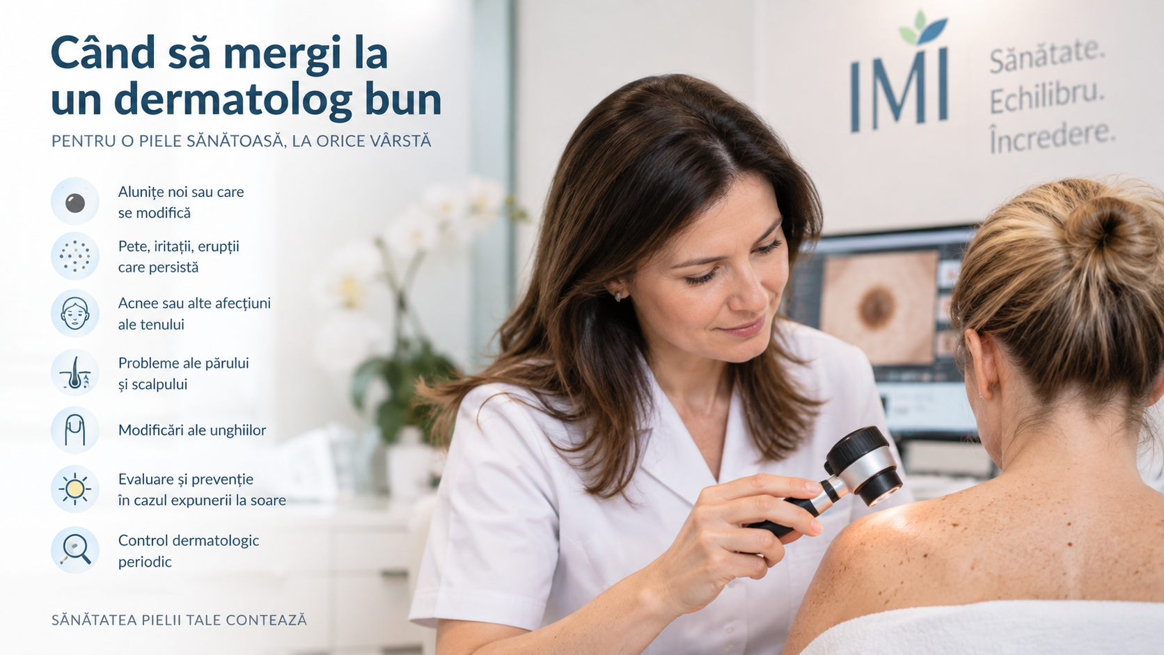 Când să mergi la un dermatolog bun