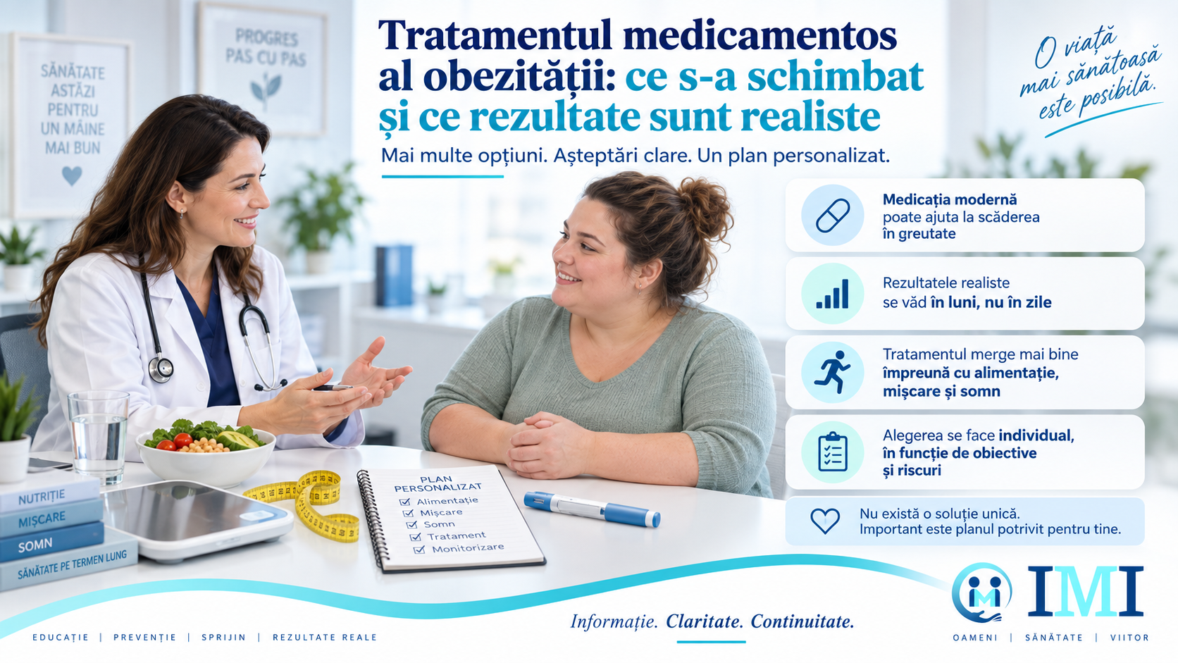 Tratamentul medicamentos al obezității: ce s-a schimbat și ce rezultate sunt realiste
