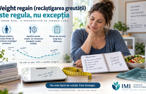 Weight regain (recâștigarea greutății) este regula nu excepția – de ce apare și cum poate fi prevenit pe termen lung