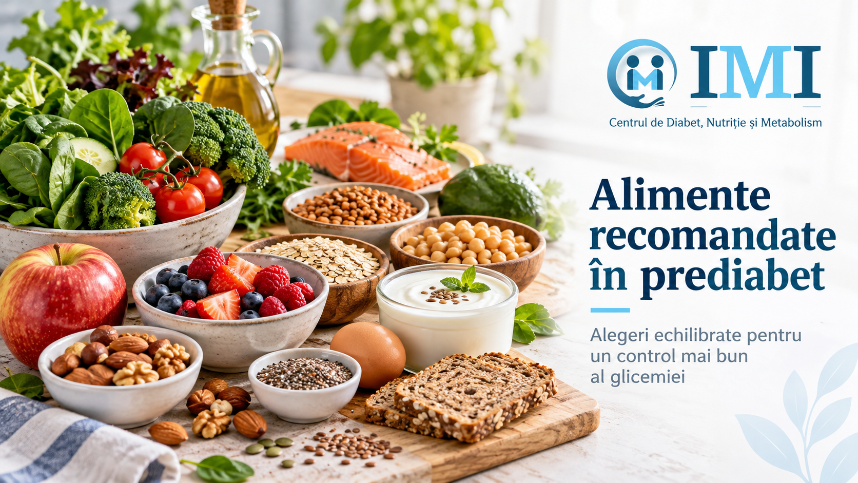 Alimente recomandate în prediabet