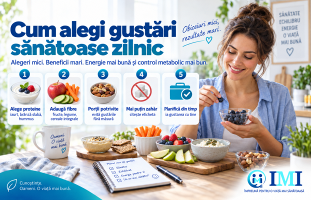 Cum alegi gustări sănătoase zilnic
