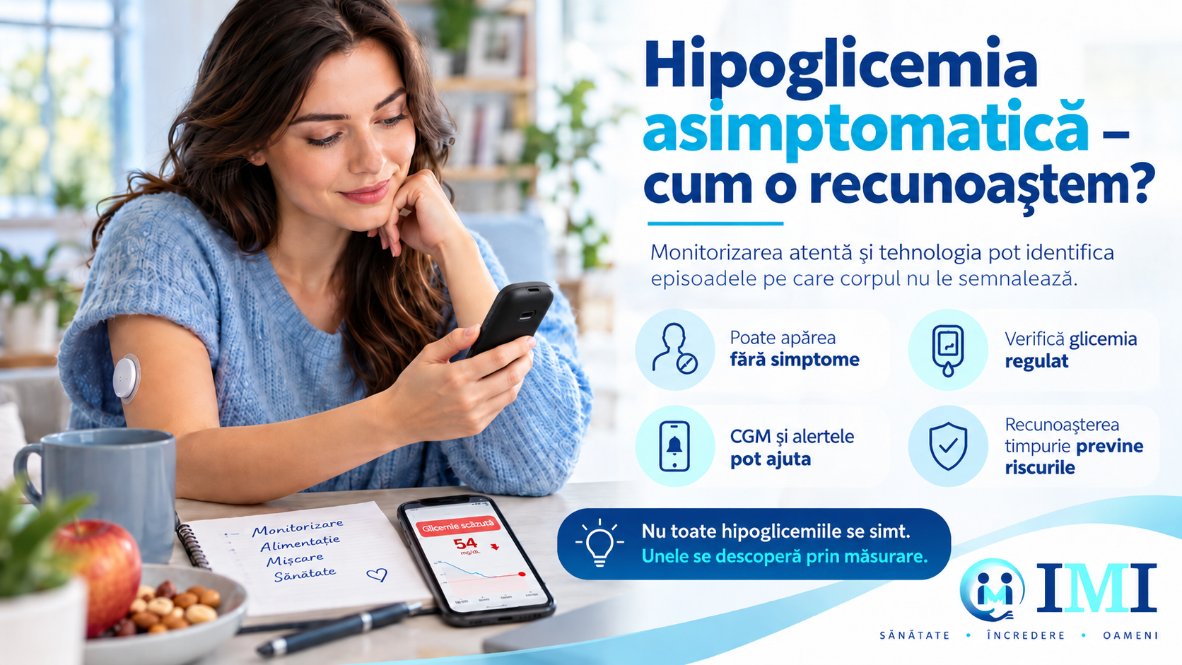 Hipoglicemia asimptomatică – cum o recunoaștem
