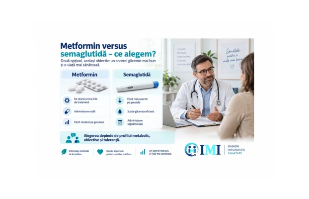 Metformin versus semaglutidă – ce alegem?