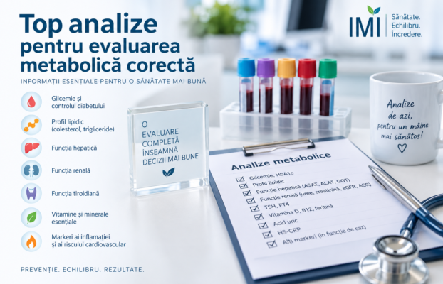Top analize pentru evaluarea metabolică corectă